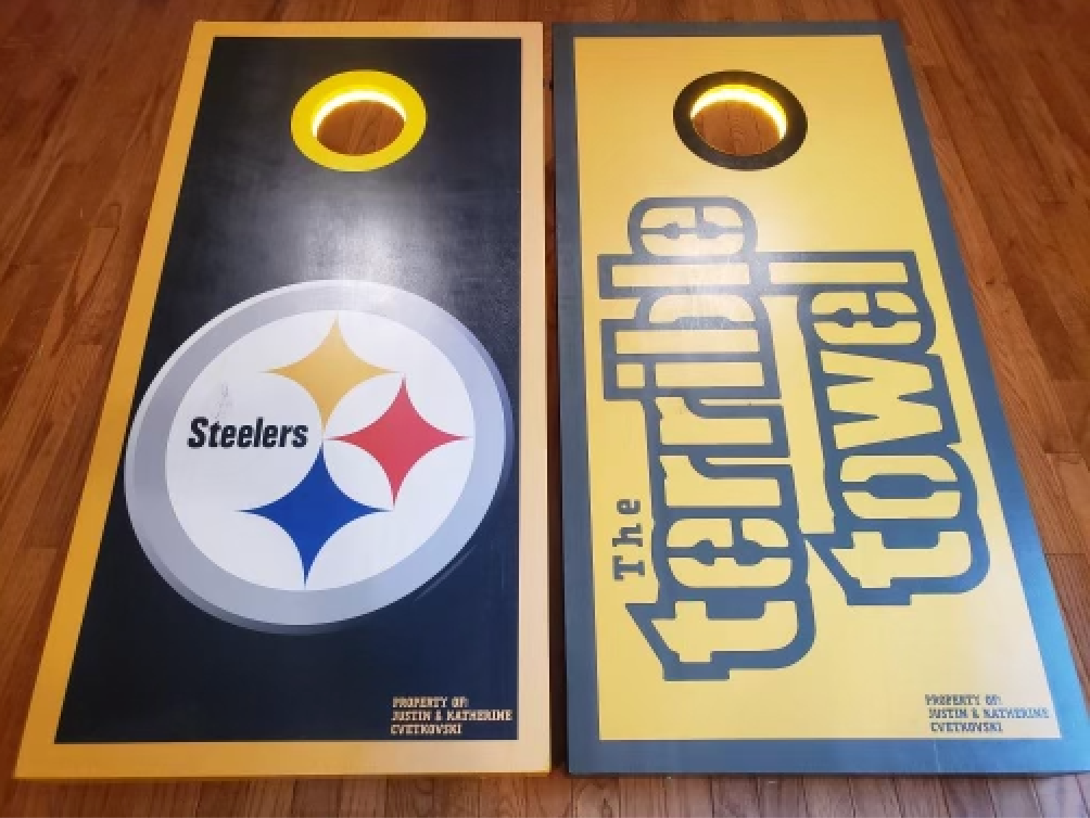 Custom Personalized Cornhole Boards – Signs To Print